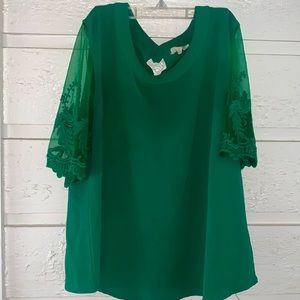 Emerald blouse